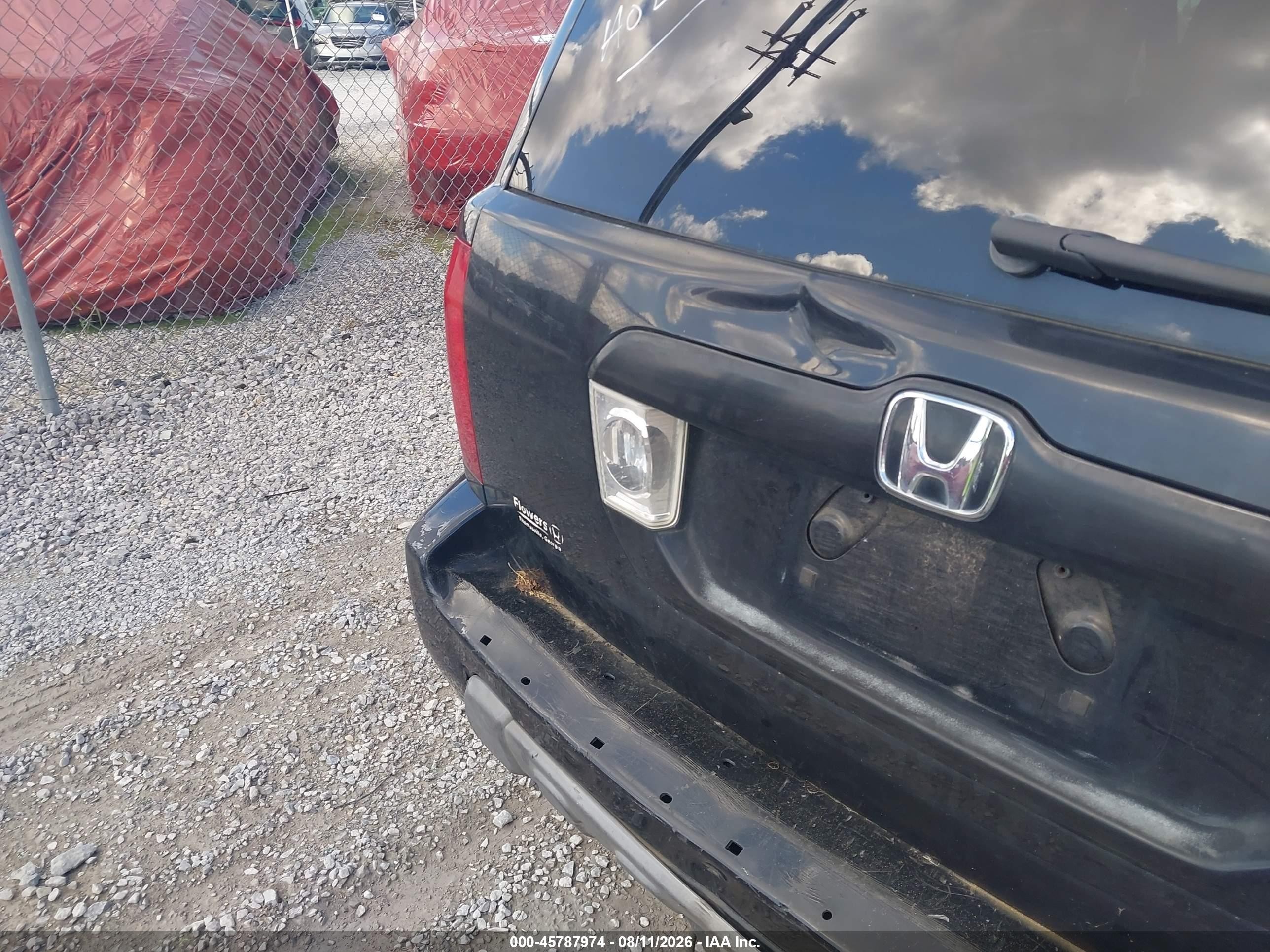 2004 Honda Pilot Ex-l Black vin: 5FNYF18594B002358