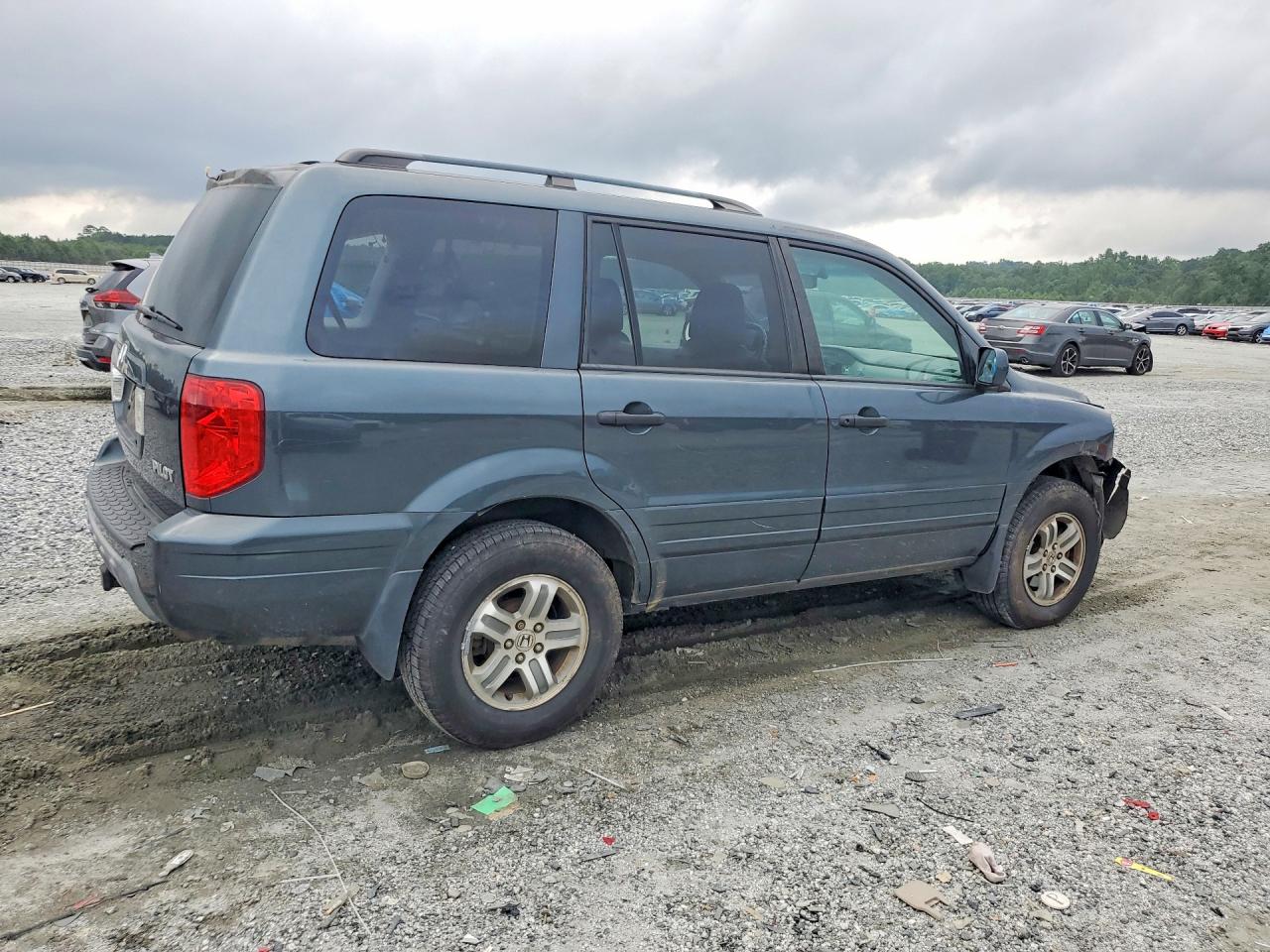 2004 Honda Pilot Exl Серый vin: 5FNYF18594B005096
