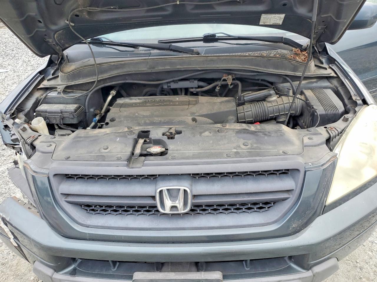 2004 Honda Pilot Exl Серый vin: 5FNYF18594B005096
