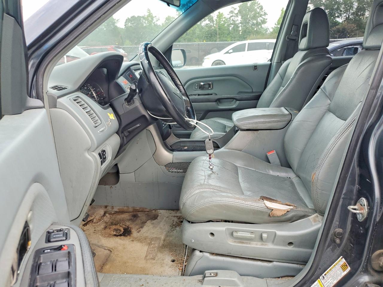 2004 Honda Pilot Exl Серый vin: 5FNYF18594B005096