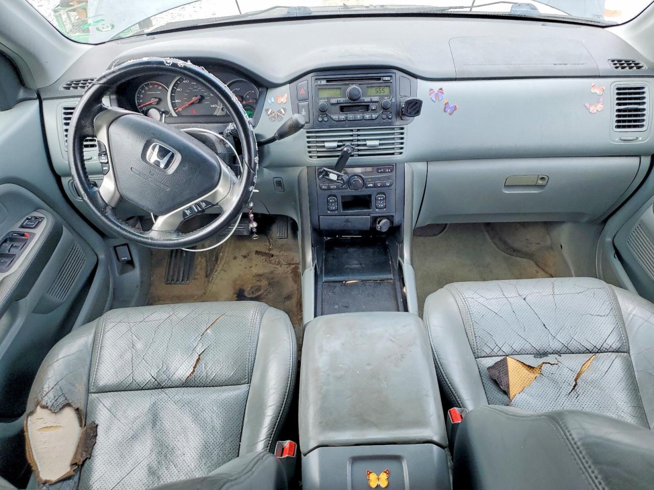 2004 Honda Pilot Exl Серый vin: 5FNYF18594B005096