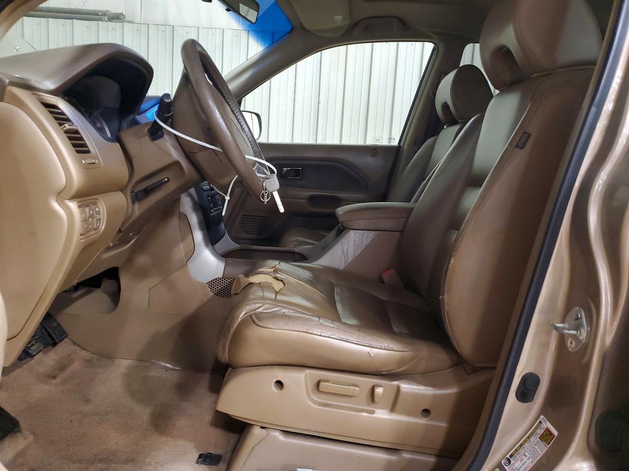 2006 Honda Pilot Ex Бежевый vin: 5FNYF18596B013492