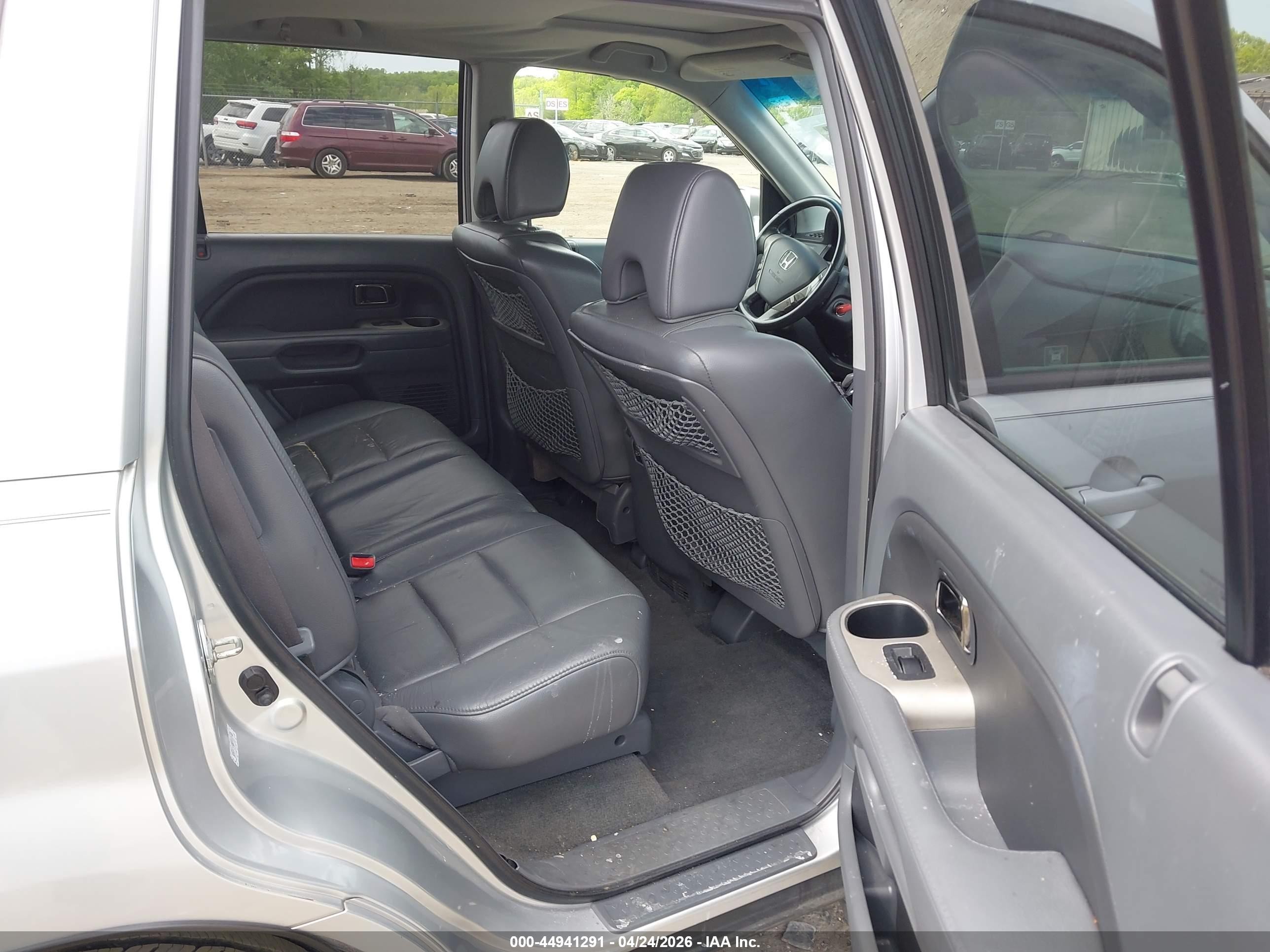 2007 Honda Pilot Ex-l Silver vin: 5FNYF18597B006401