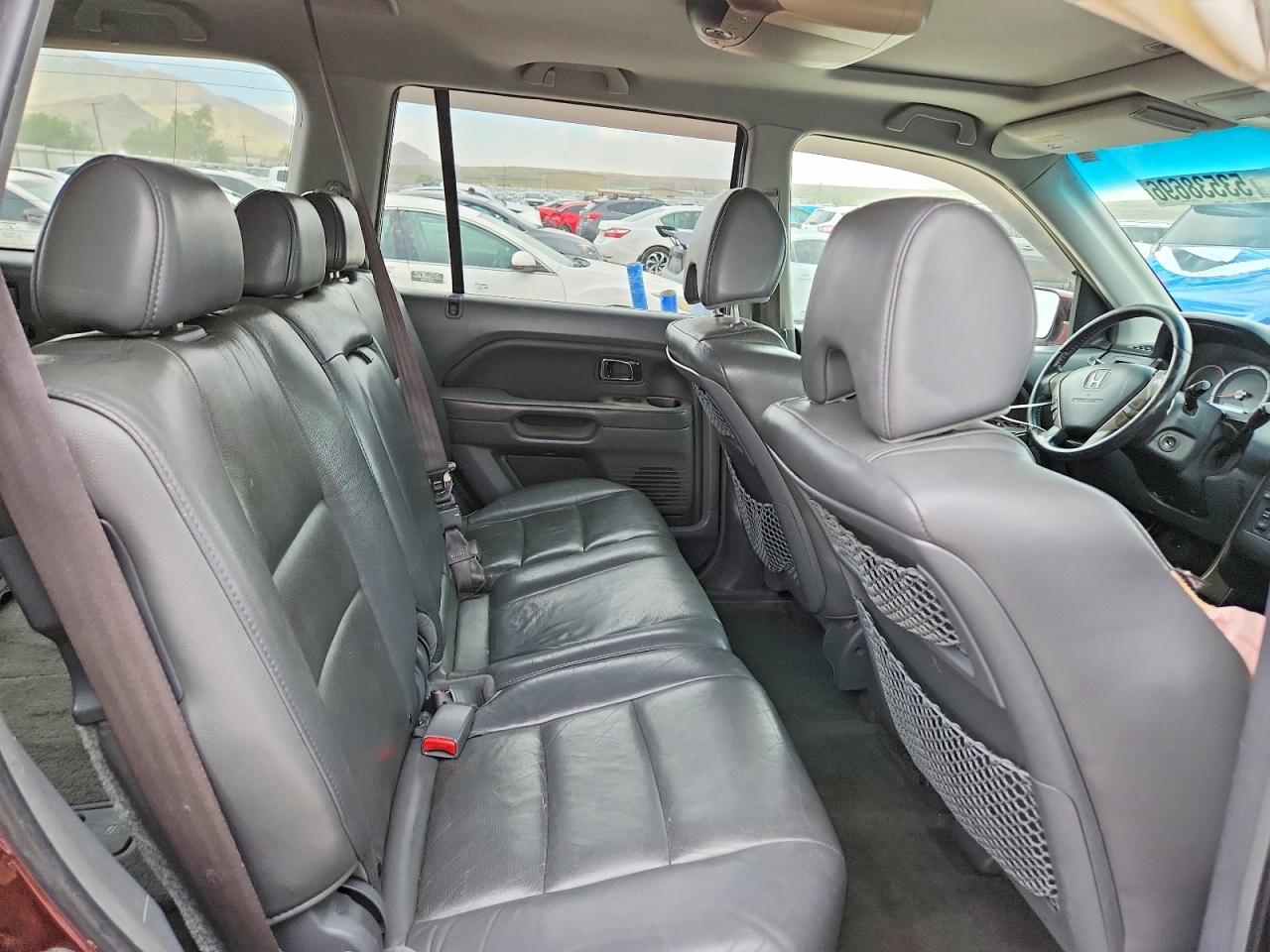 2008 Honda Pilot Exl Burgundy vin: 5FNYF18598B015939
