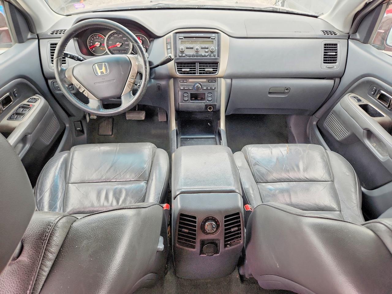 2008 Honda Pilot Exl Burgundy vin: 5FNYF18598B015939