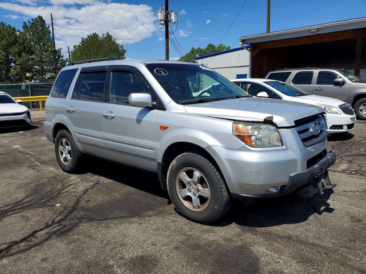 2008 Honda Pilot Exl Silver vin: 5FNYF18598B044468