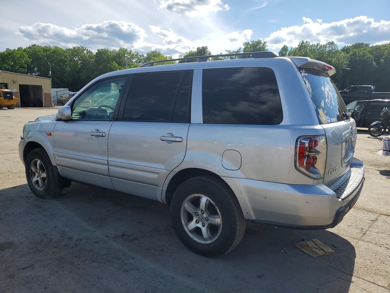 2008 Honda Pilot Exl Silver vin: 5FNYF18598B050500