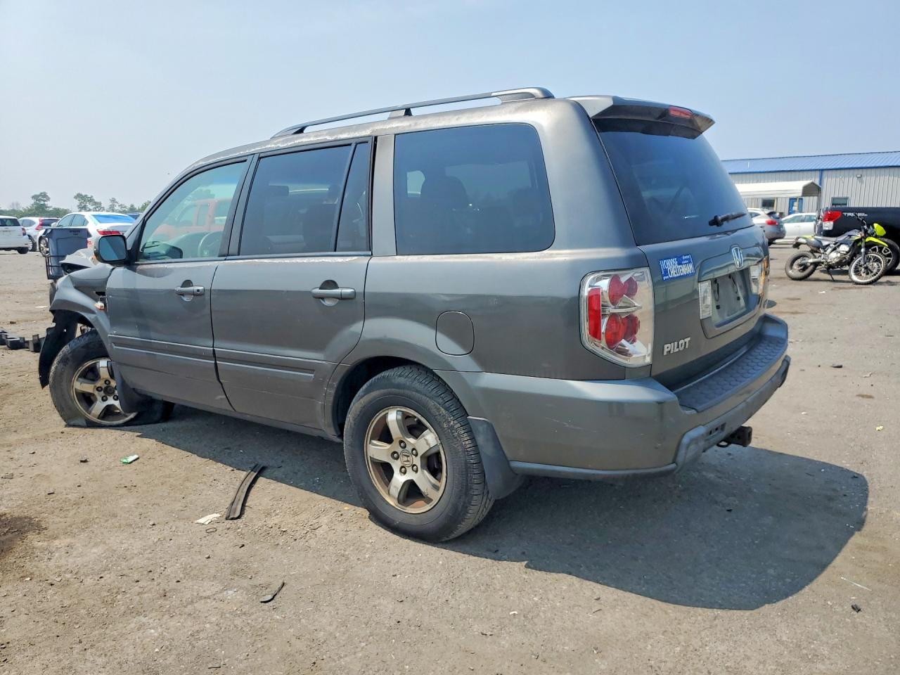 2008 Honda Pilot Exl Gray vin: 5FNYF18598B053140
