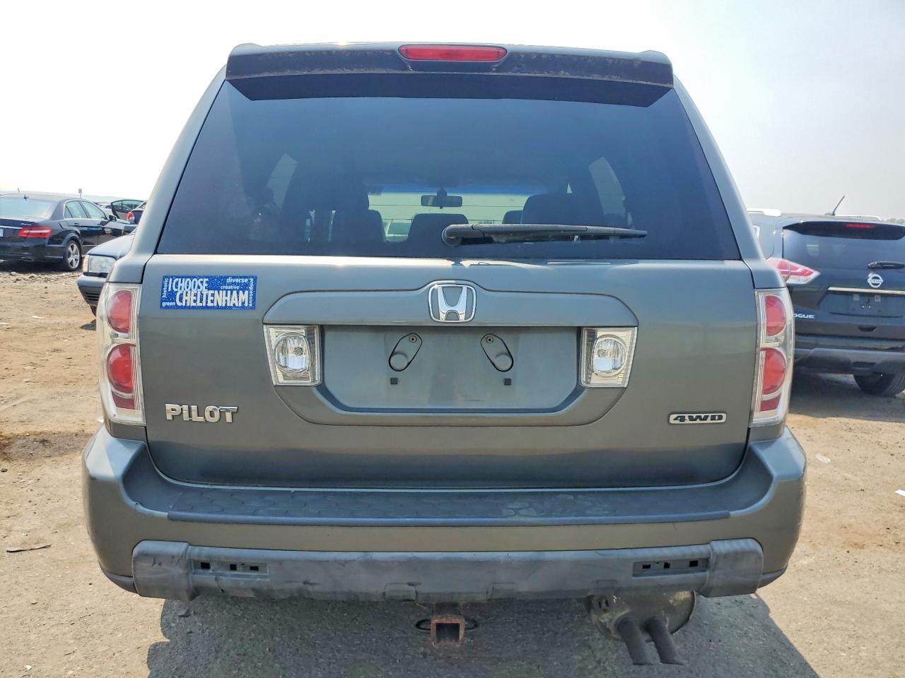 2008 Honda Pilot Exl Gray vin: 5FNYF18598B053140