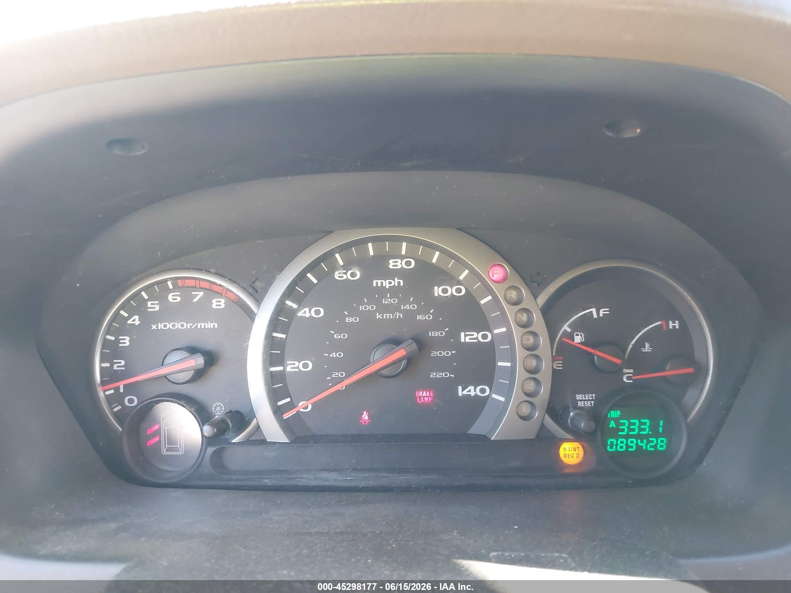 2005 Honda Pilot Ex-l Gold vin: 5FNYF185X5B014567