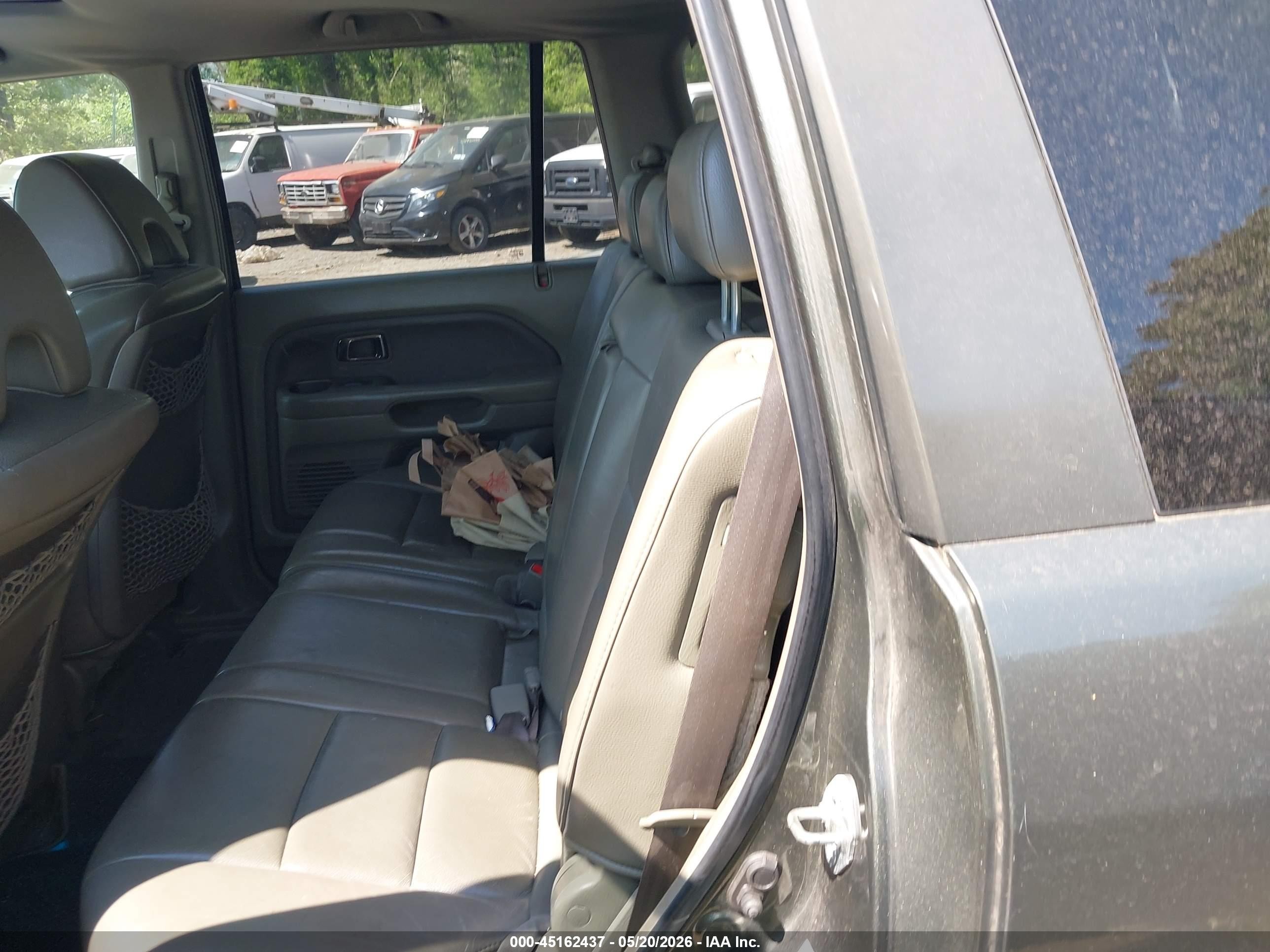 2006 Honda Pilot Ex-l Green vin: 5FNYF185X6B017048