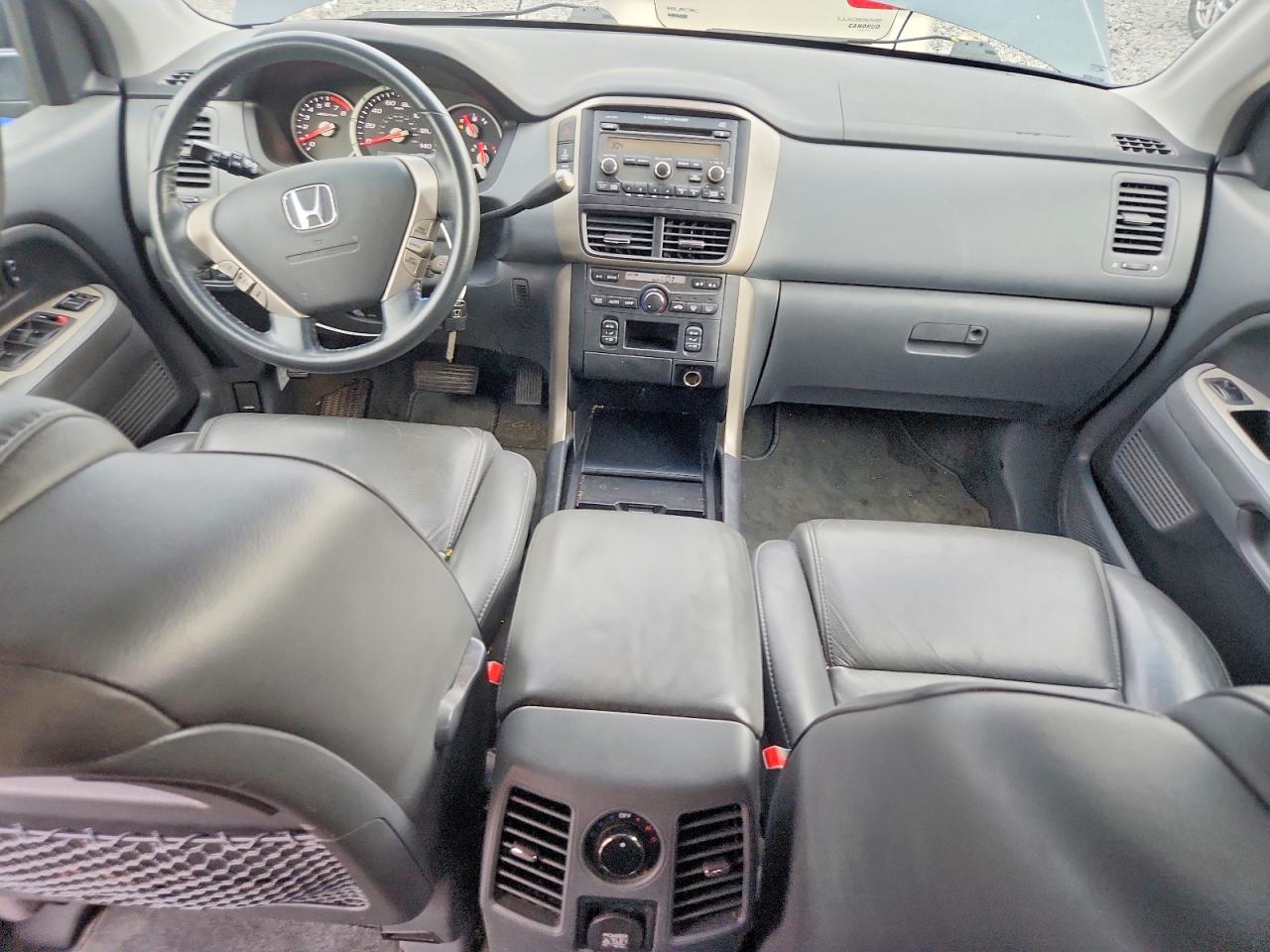 2006 Honda Pilot Ex Gray vin: 5FNYF185X6B018961