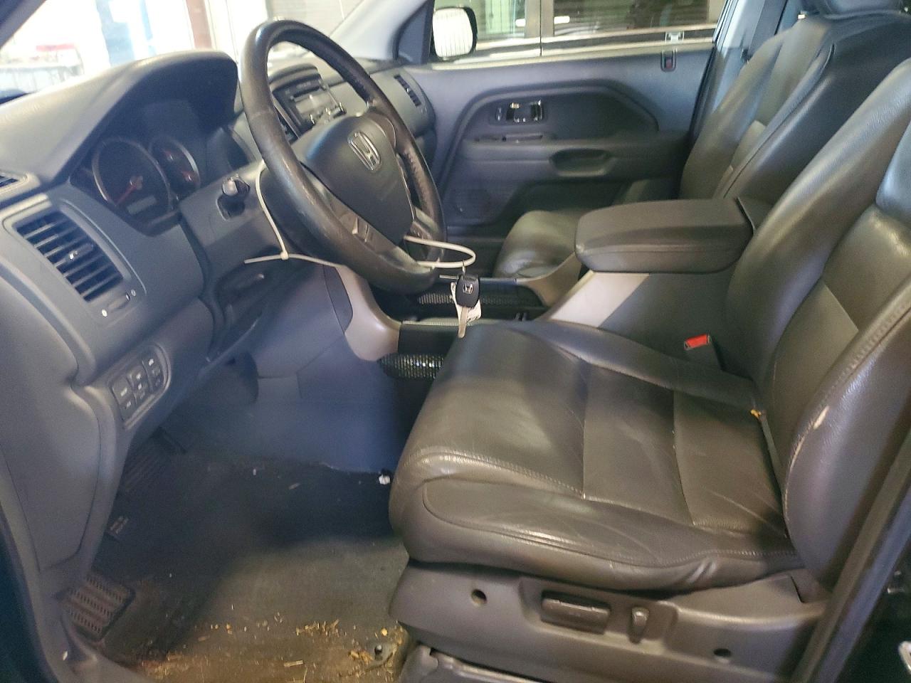 2008 Honda Pilot Exl Black vin: 5FNYF185X8B005906