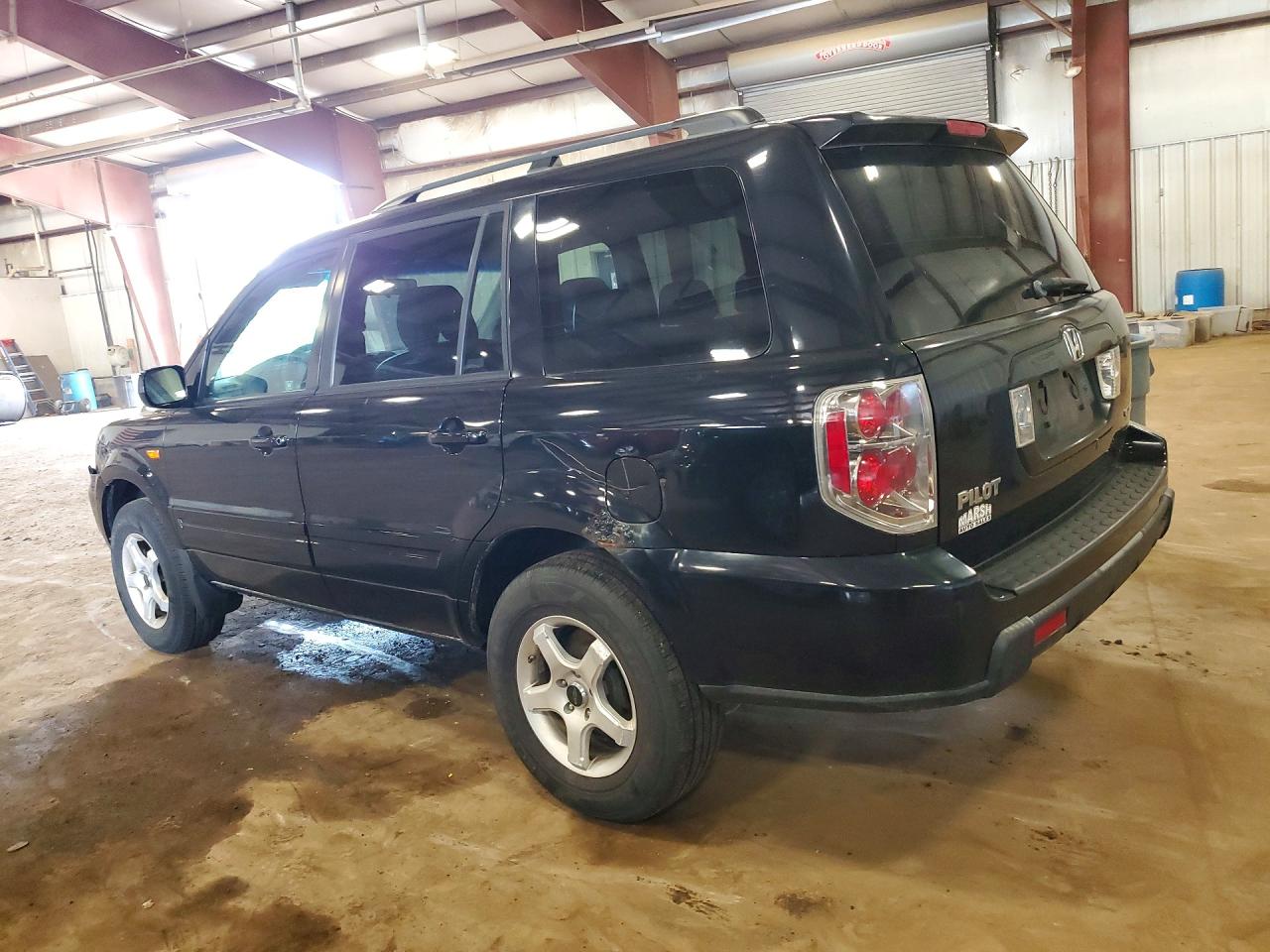 2008 Honda Pilot Exl Black vin: 5FNYF185X8B005906