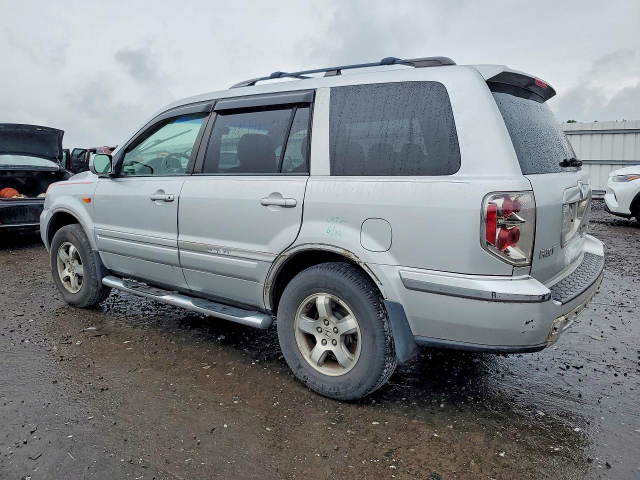 2008 Honda Pilot Exl Silver vin: 5FNYF185X8B034905
