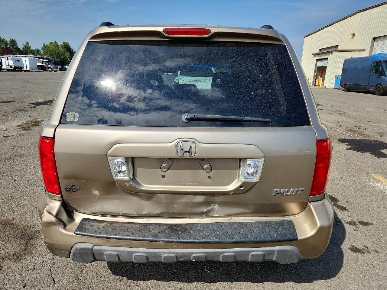 2005 Honda Pilot Exl Бежевый vin: 5FNYF18605B014070