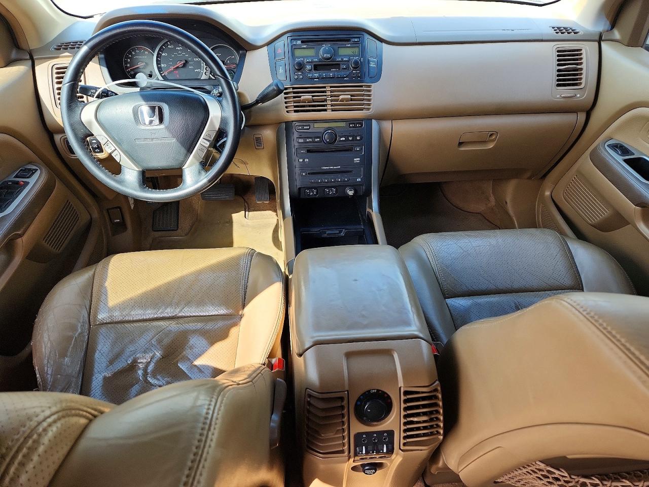 2005 Honda Pilot Exl Бежевый vin: 5FNYF18605B014070