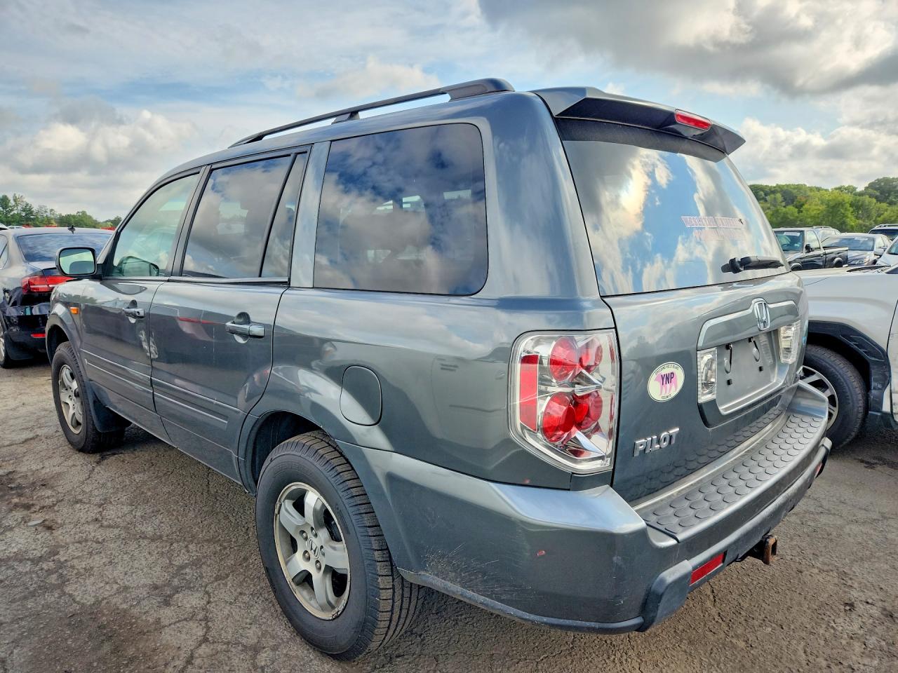 2008 Honda Pilot Exl Gray vin: 5FNYF18608B022898