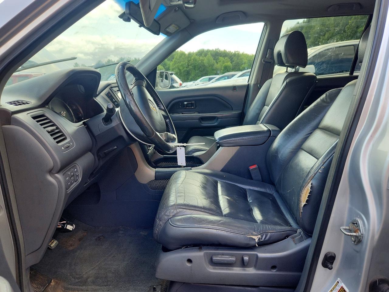 2008 Honda Pilot Exl Silver vin: 5FNYF18608B033593