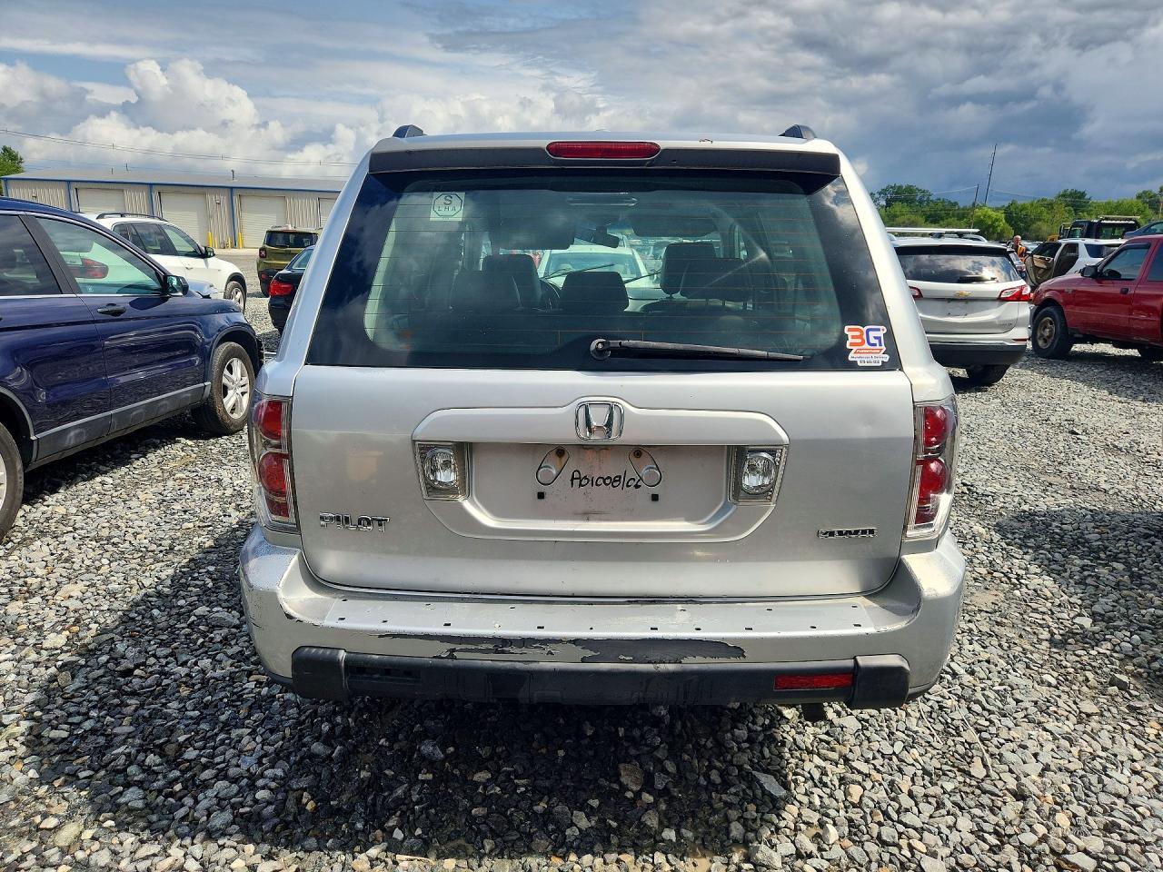 2008 Honda Pilot Exl Silver vin: 5FNYF18608B033593