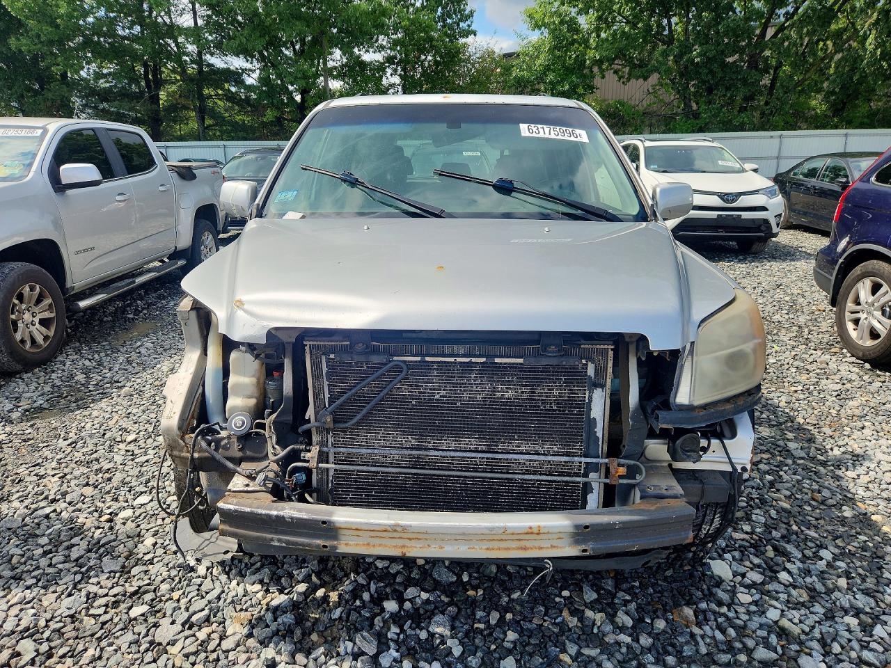 2008 Honda Pilot Exl Silver vin: 5FNYF18608B033593