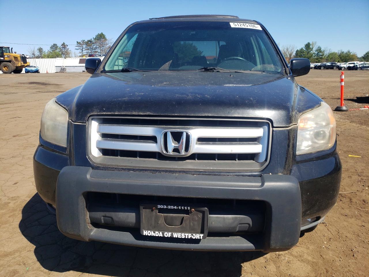 2008 Honda Pilot Exl Black vin: 5FNYF18608B050314