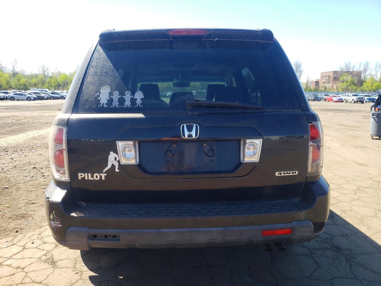 2008 Honda Pilot Exl Black vin: 5FNYF18608B050314