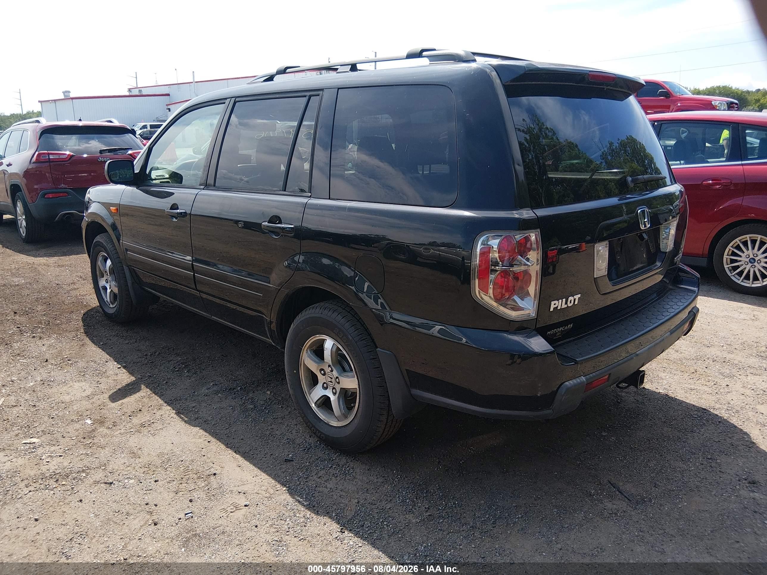 2006 Honda Pilot Ex-l Черный vin: 5FNYF18616B017223