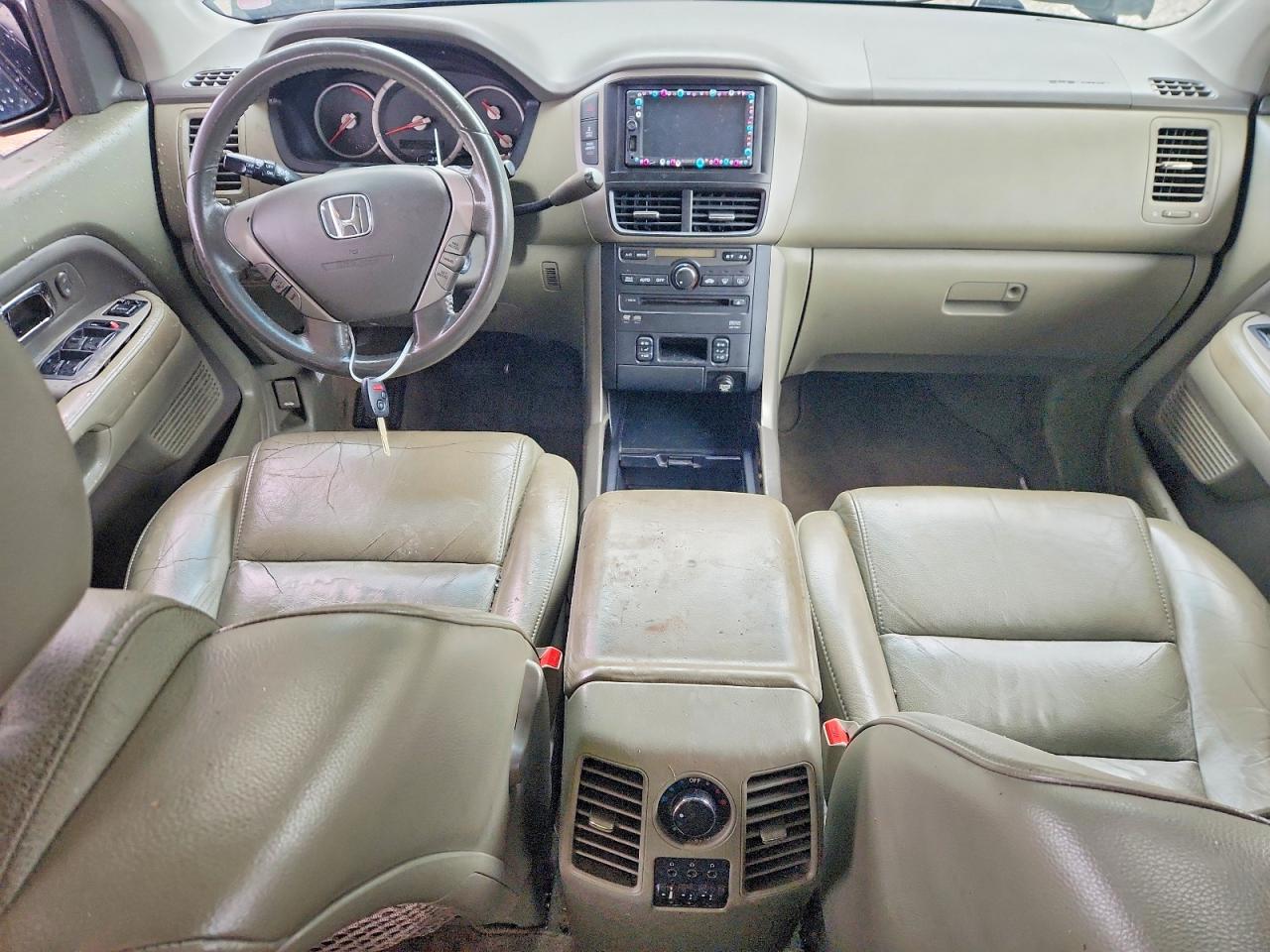 2006 Honda Pilot Ex Green vin: 5FNYF18616B017545