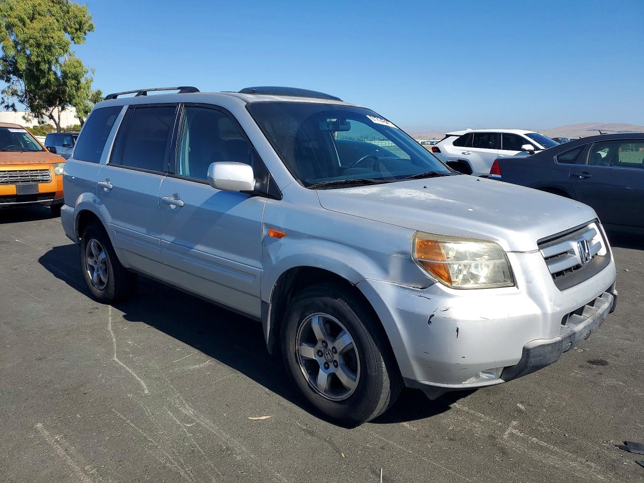 2007 Honda Pilot Exl Silver vin: 5FNYF18617B011472