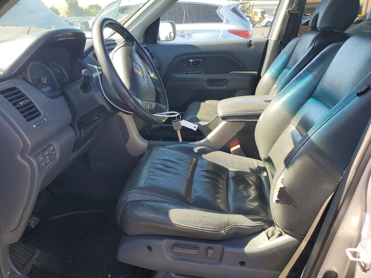2007 Honda Pilot Exl Silver vin: 5FNYF18617B011472
