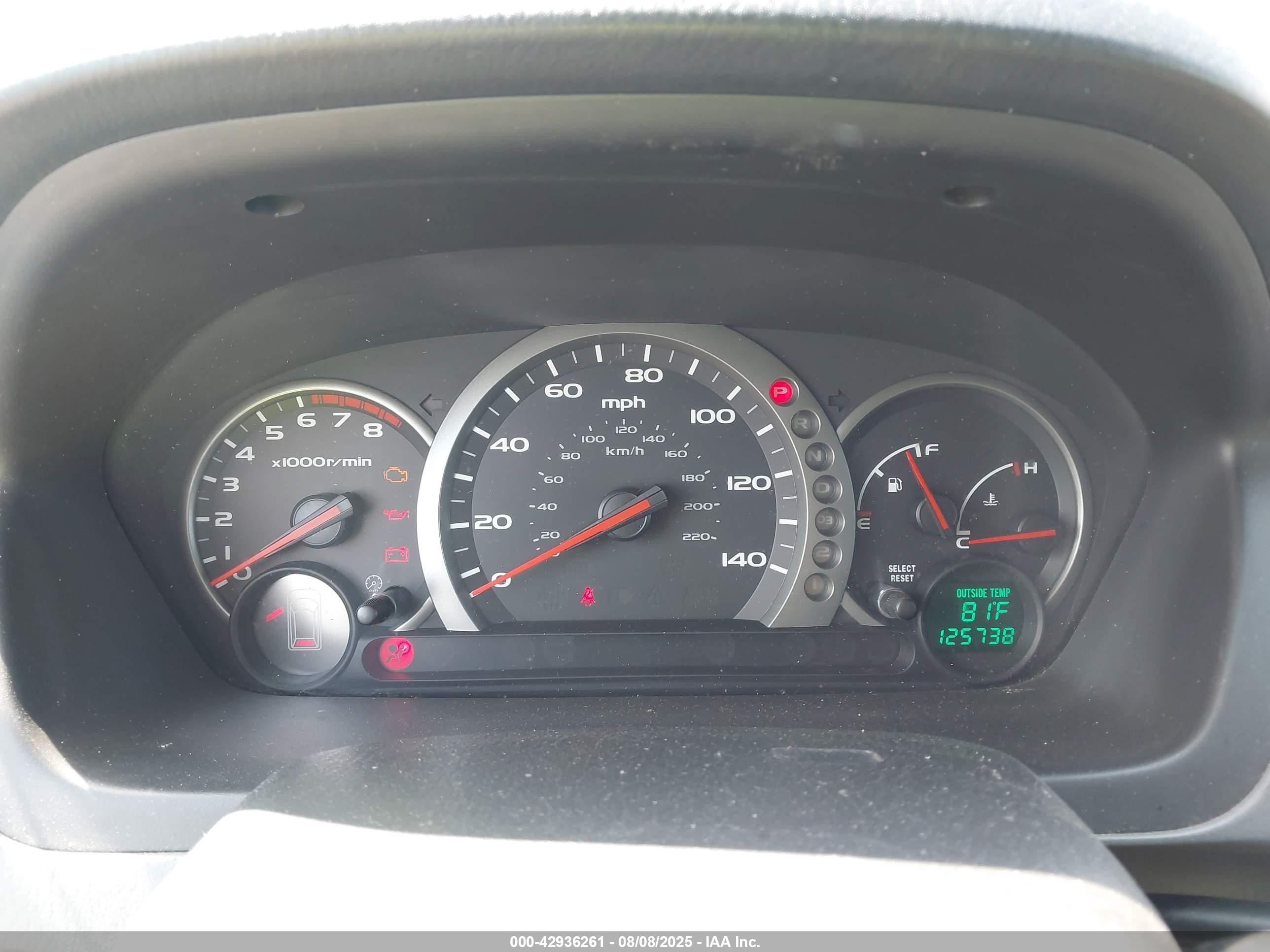 2005 Honda Pilot Ex-l Black vin: 5FNYF18625B019979