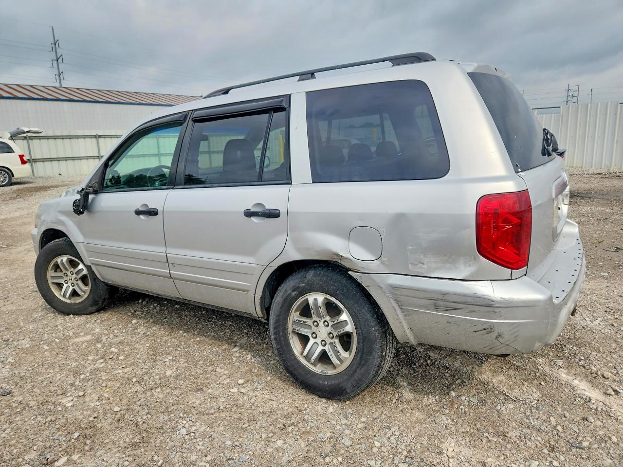 2005 Honda Pilot Exl Silver vin: 5FNYF18625B041657