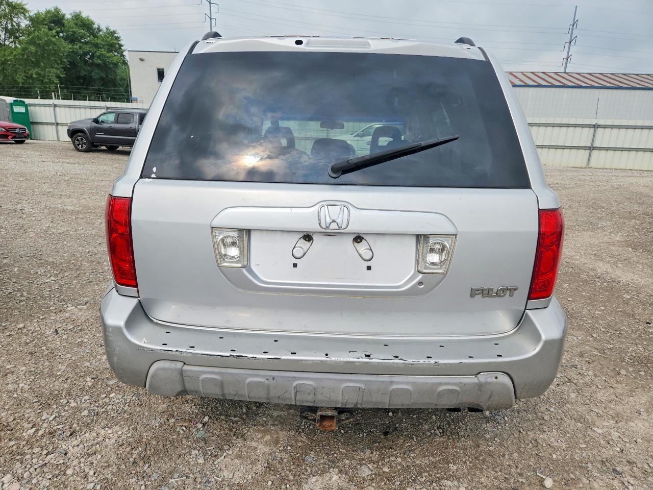 2005 Honda Pilot Exl Silver vin: 5FNYF18625B041657