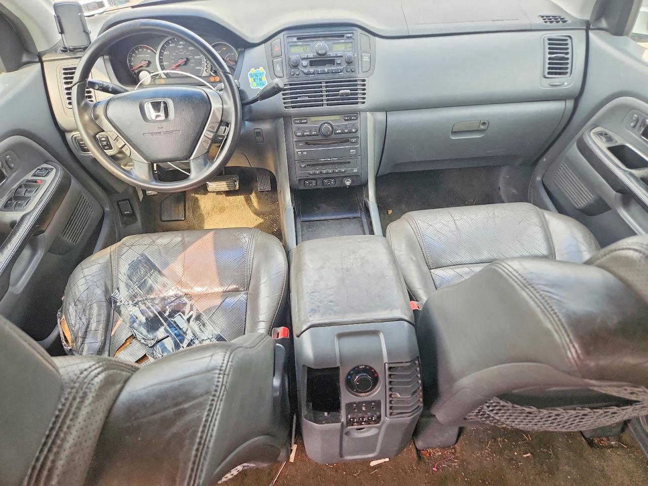 2005 Honda Pilot Exl Silver vin: 5FNYF18625B041657