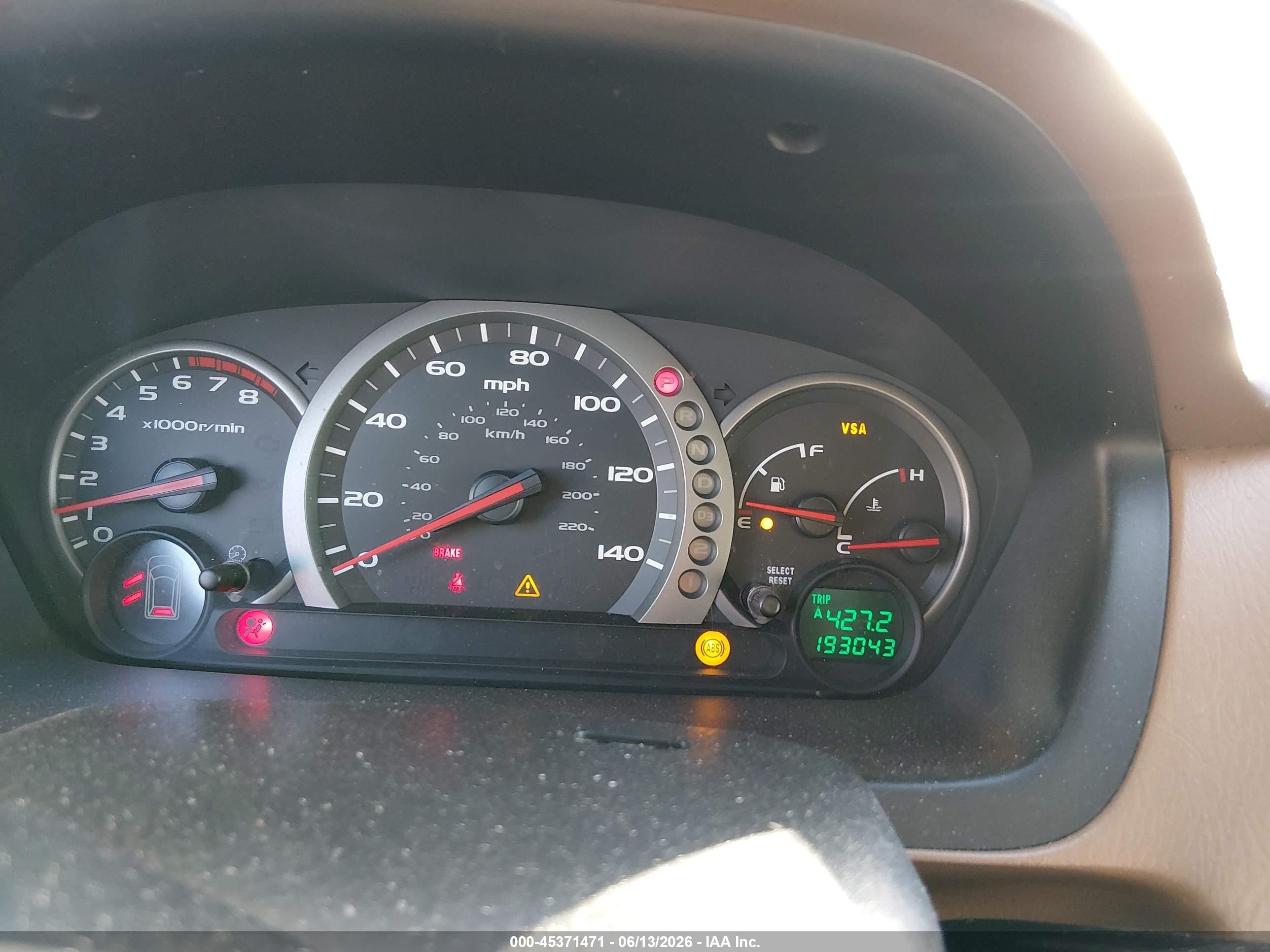 2005 Honda Pilot Ex-l Brown vin: 5FNYF18635B029842