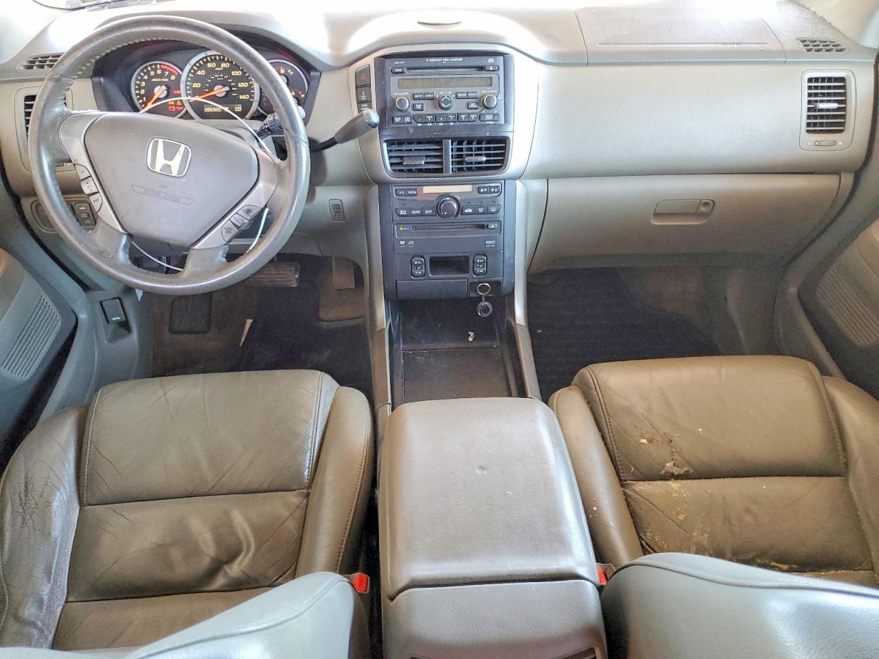 2006 Honda Pilot Ex Green vin: 5FNYF18636B026733