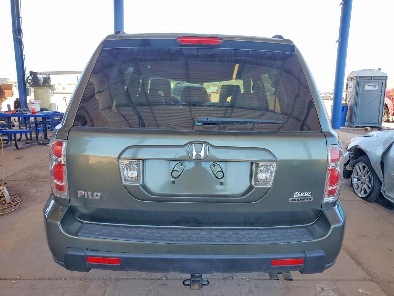 2006 Honda Pilot Ex Green vin: 5FNYF18636B026733