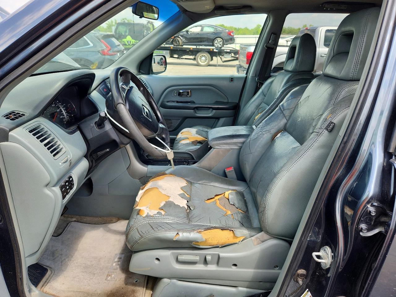 2005 Honda Pilot Exl Gray vin: 5FNYF18645B048397