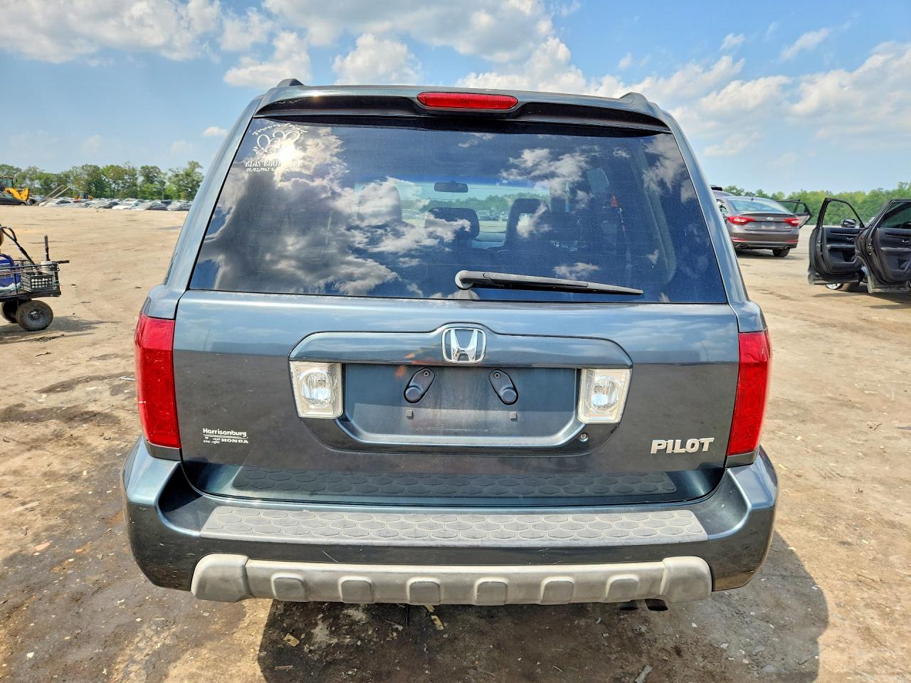 2005 Honda Pilot Exl Gray vin: 5FNYF18645B048397