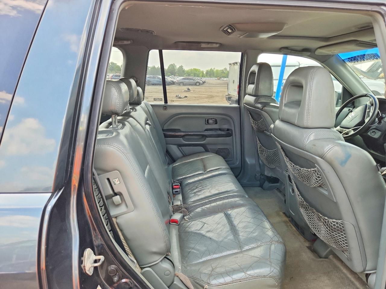 2005 Honda Pilot Exl Gray vin: 5FNYF18645B048397