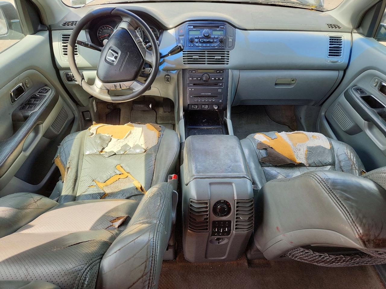 2005 Honda Pilot Exl Gray vin: 5FNYF18645B048397