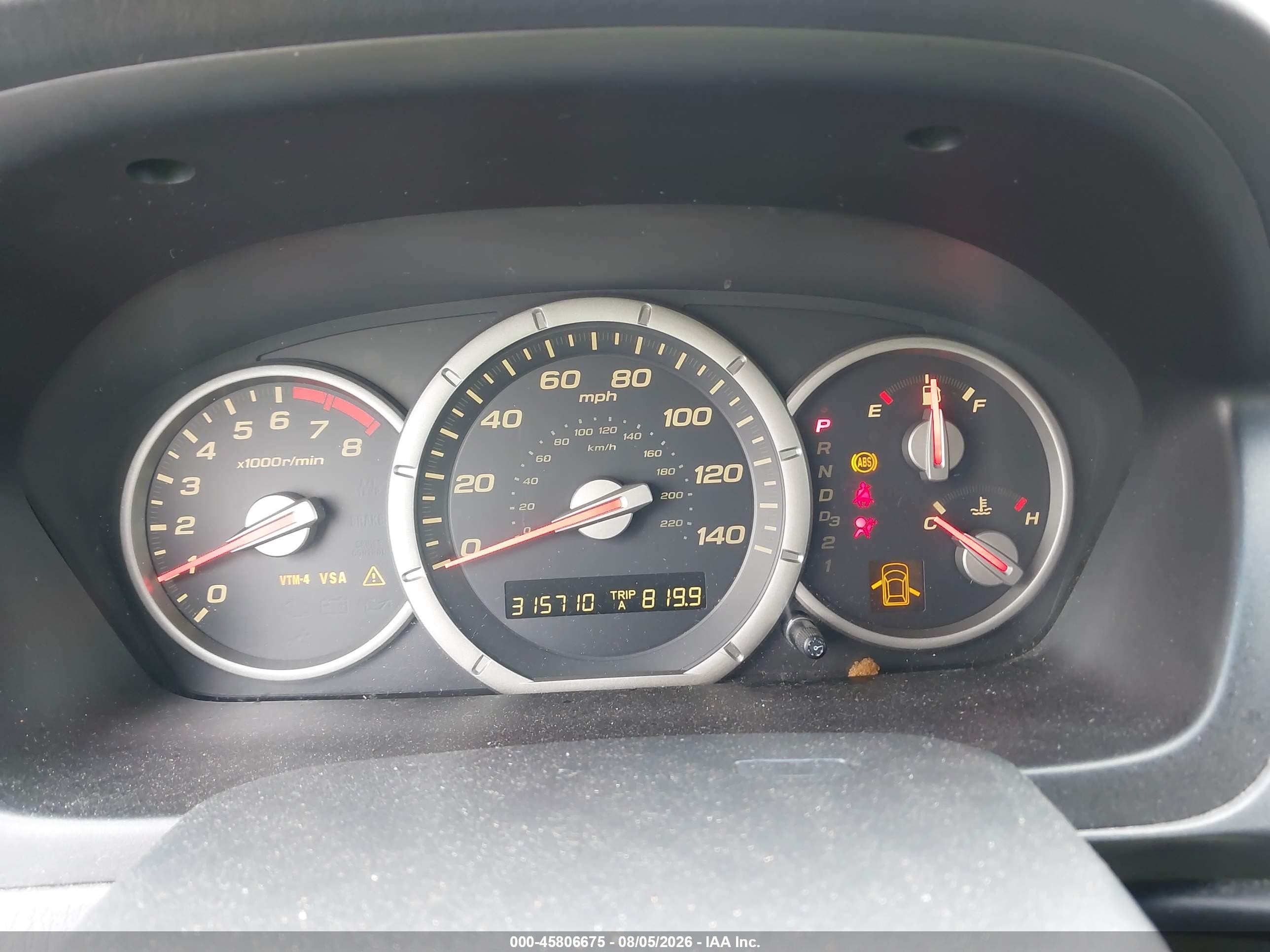 2006 Honda Pilot Ex-l Blue vin: 5FNYF18656B020092