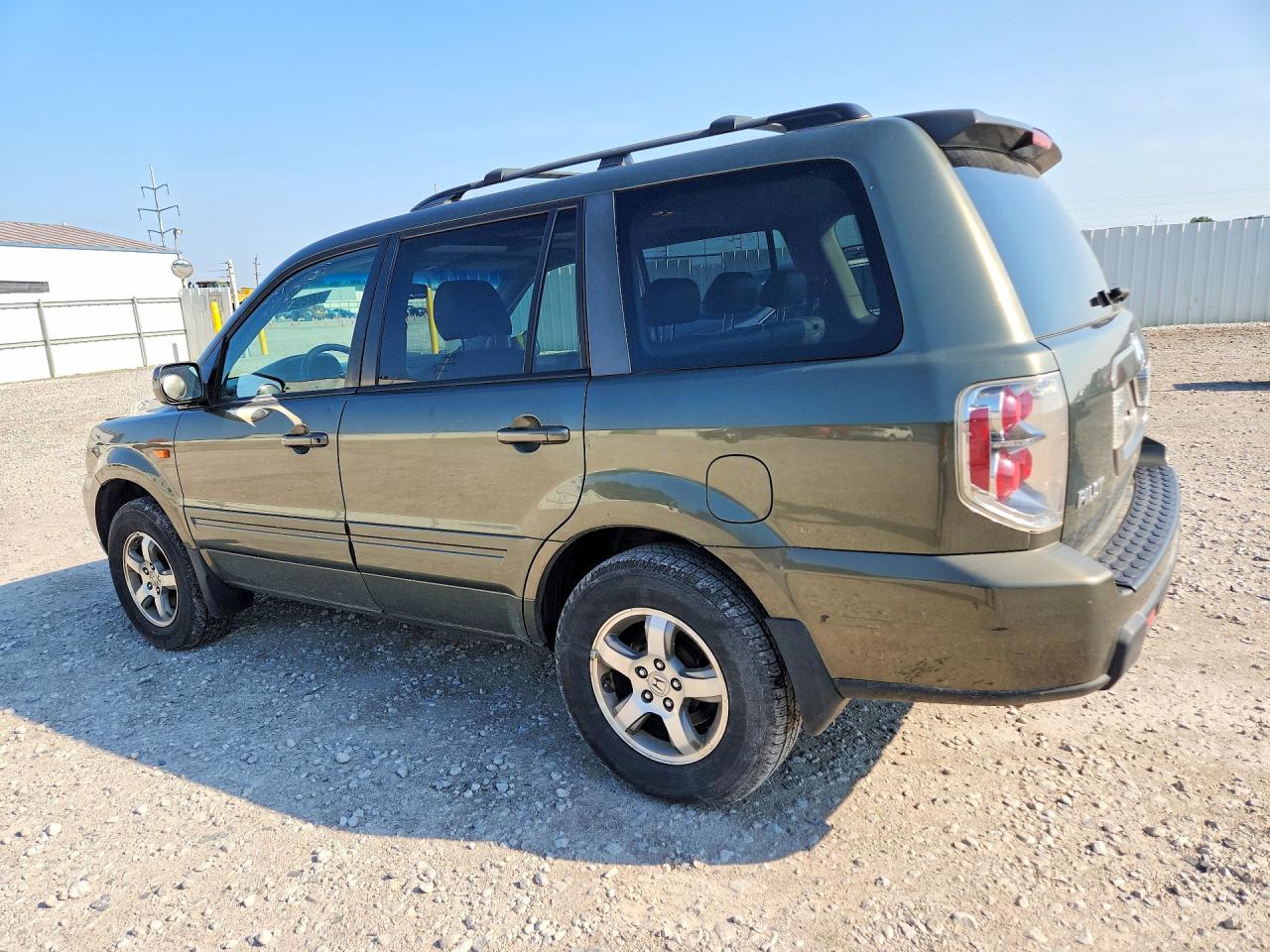 2006 Honda Pilot Ex Gray vin: 5FNYF18656B024451