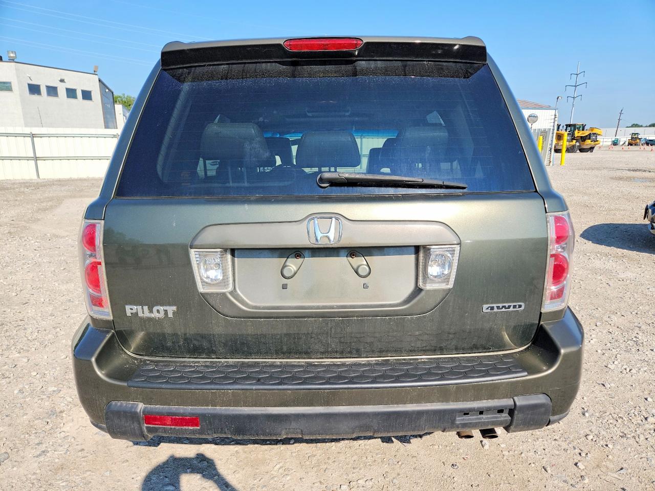 2006 Honda Pilot Ex Gray vin: 5FNYF18656B024451