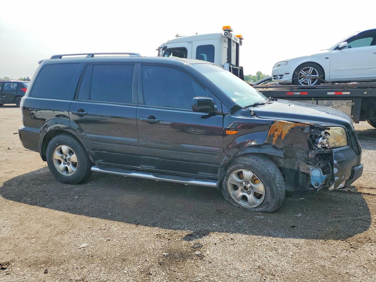 2008 Honda Pilot Exl Black vin: 5FNYF18658B501317