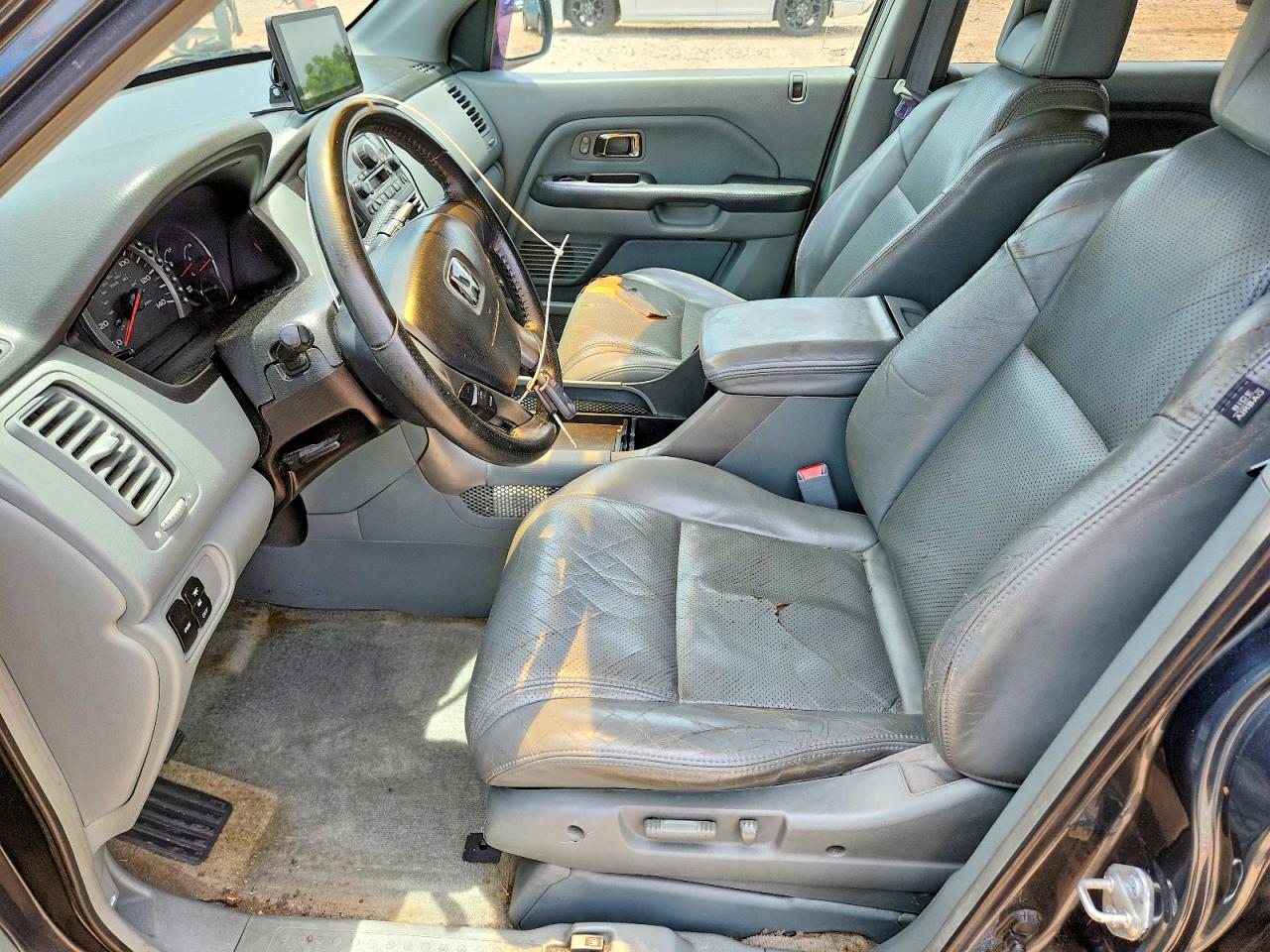 2004 Honda Pilot Exl Gray vin: 5FNYF18664B006215