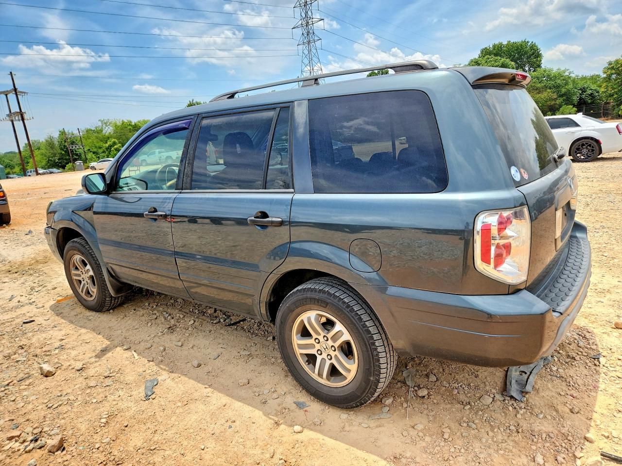 2004 Honda Pilot Exl Gray vin: 5FNYF18664B006215