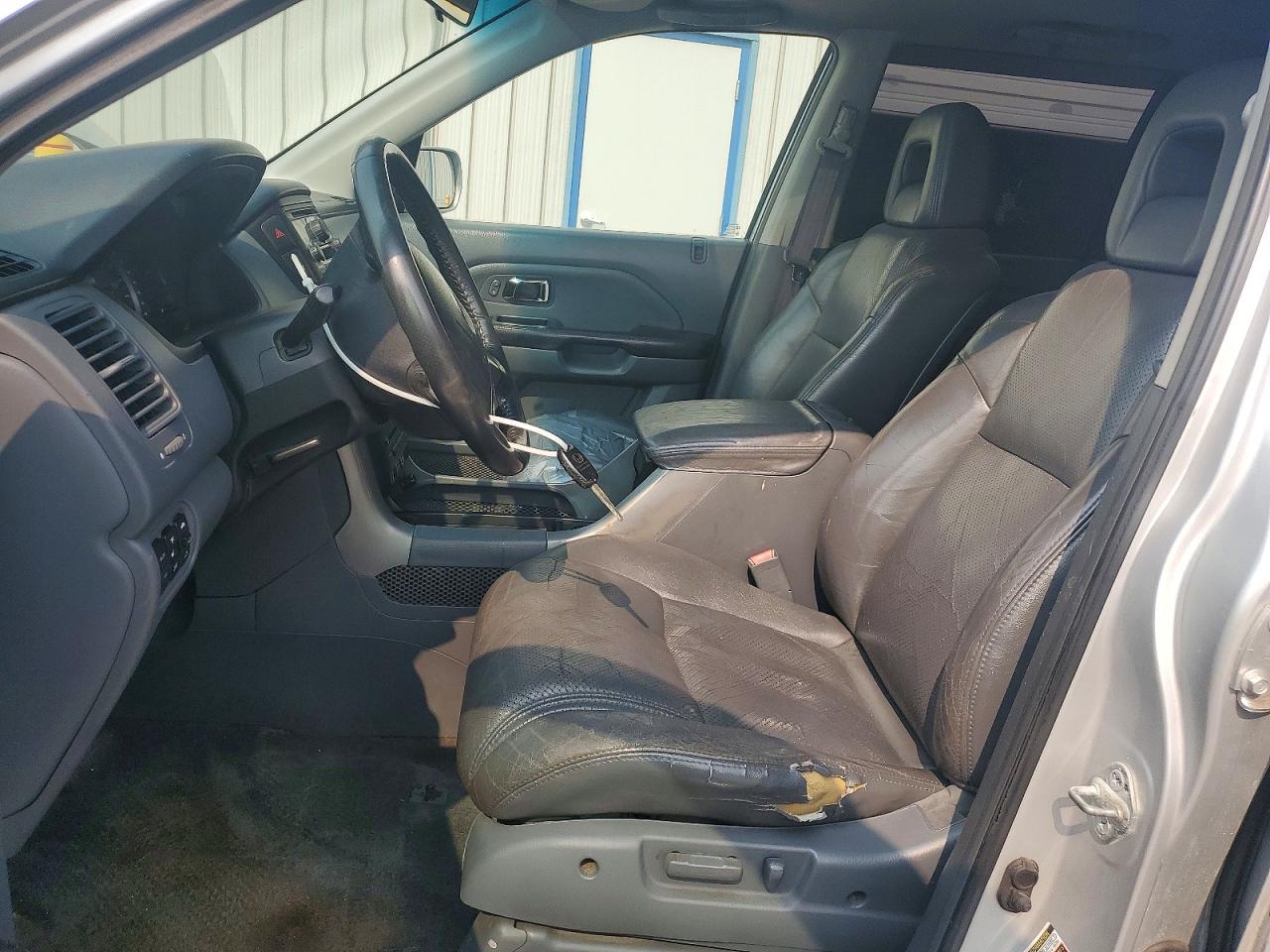 2005 Honda Pilot Exl Silver vin: 5FNYF18665B015806