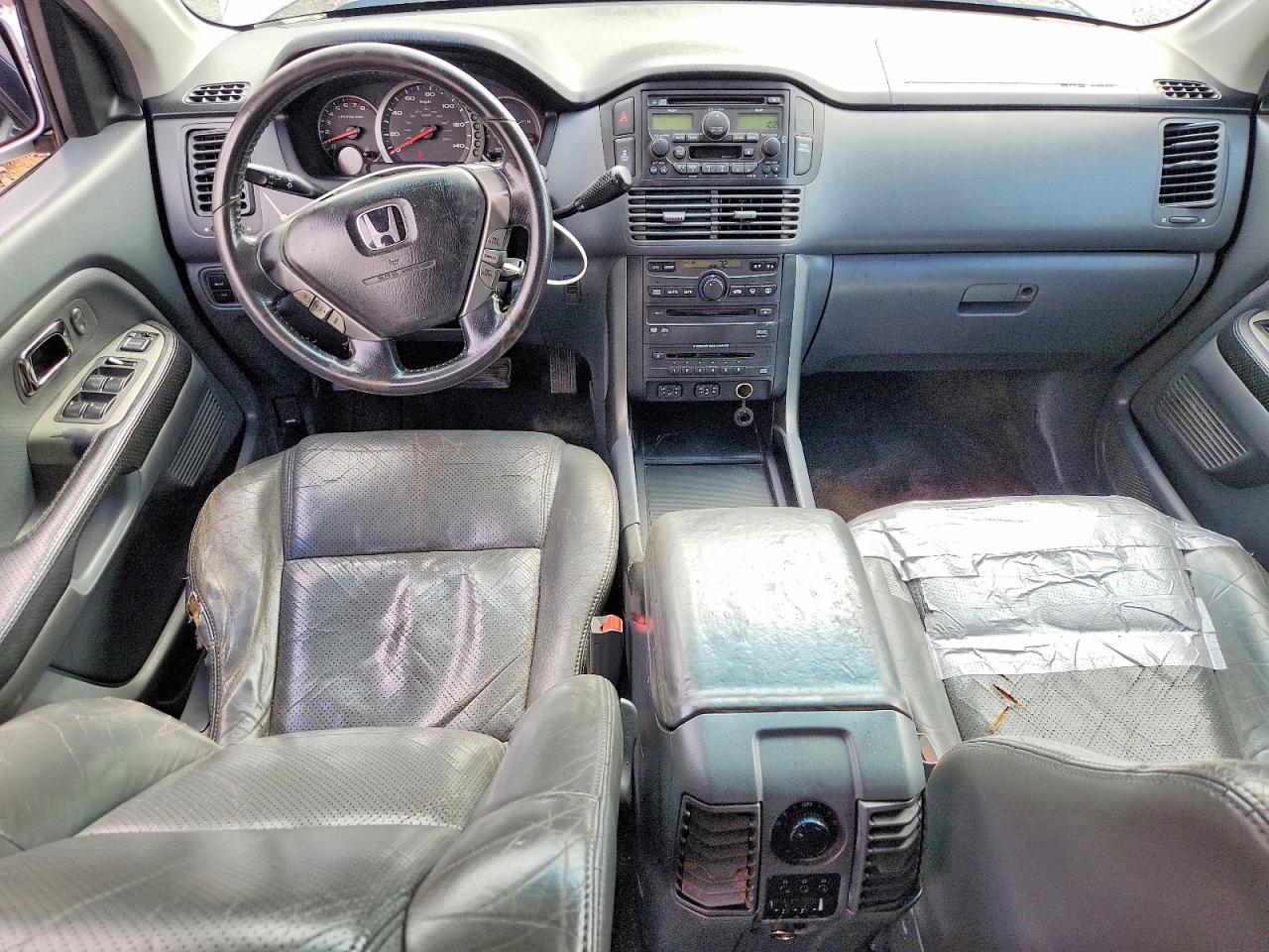 2005 Honda Pilot Exl Silver vin: 5FNYF18665B015806